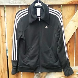 Adidas clima cool black track jacket medium